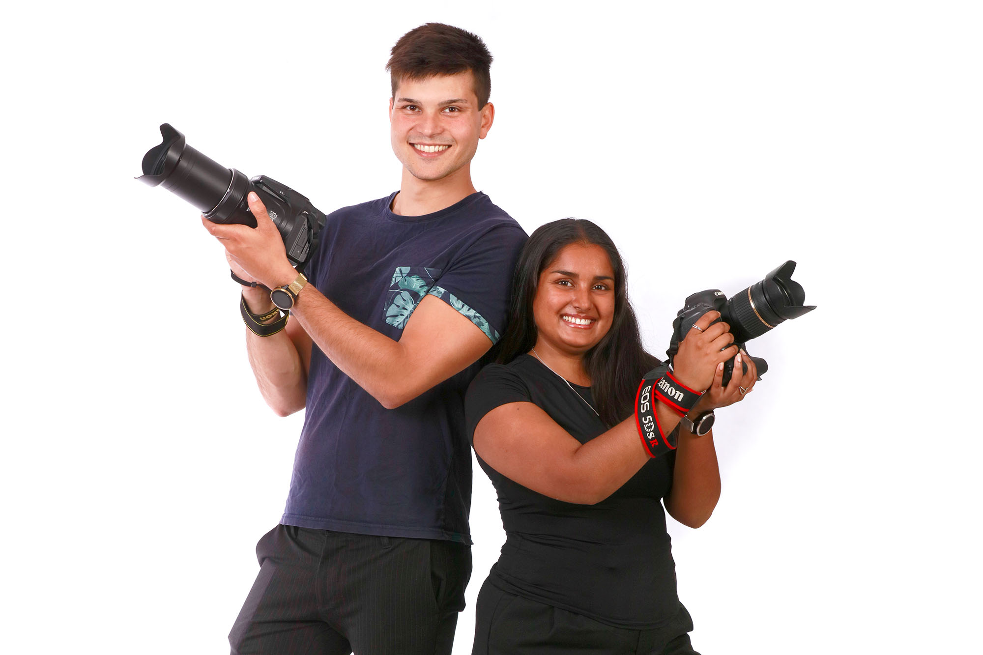 To fotografer på arbejde